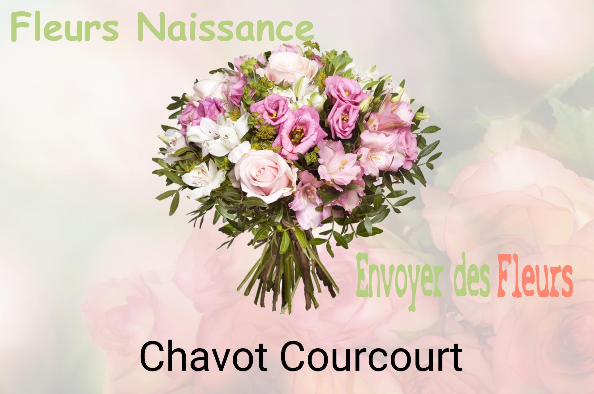 Bouquet de fleurs de naissance livré à Chavot-Courcourt